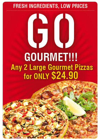 Groumet Pizza Deal