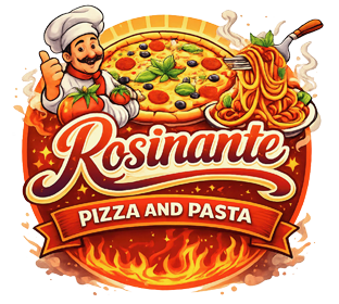 Rosinante Pizza and Pasta logo